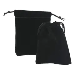 GENERICO - Bolsas de Terciopelo para Joyas Pack de 100 Unidades 9x12 cm