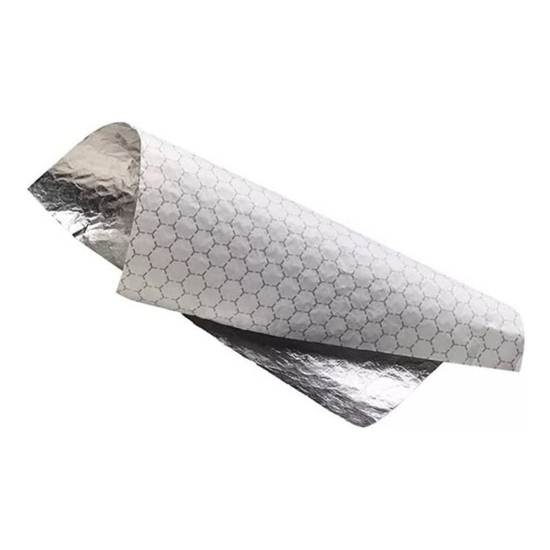 GENERICO - Papel Aluminio Antigrasa 39x305 cm 50 unidades prácticas