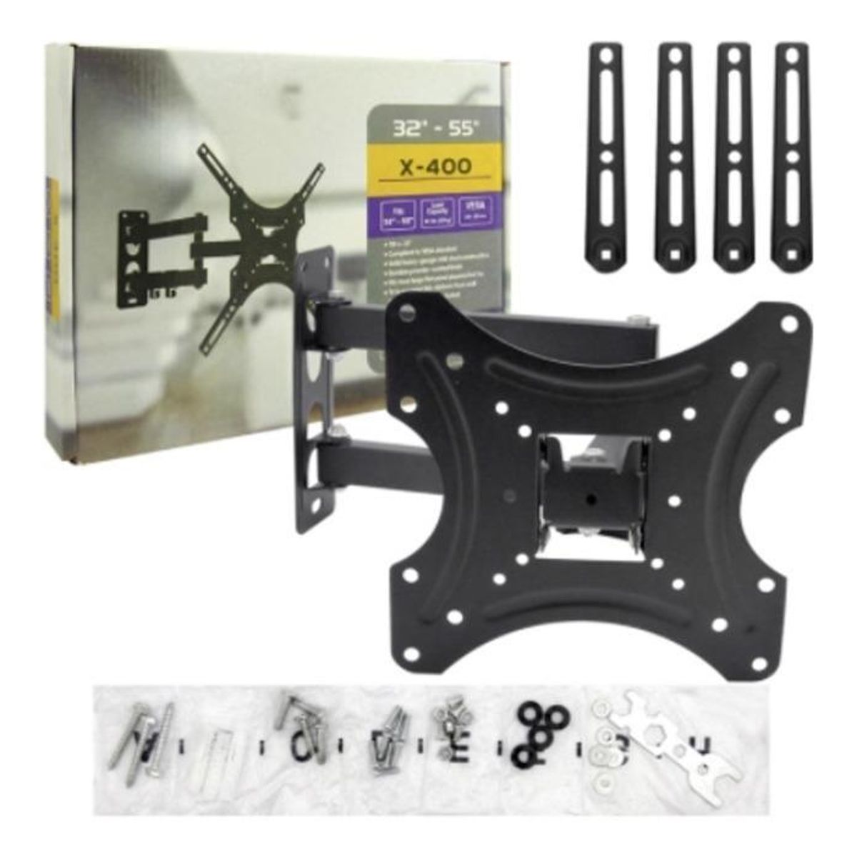 GENERICO - Soporte Giratorio de Pared para TV de 14 a 55 Pulgadas