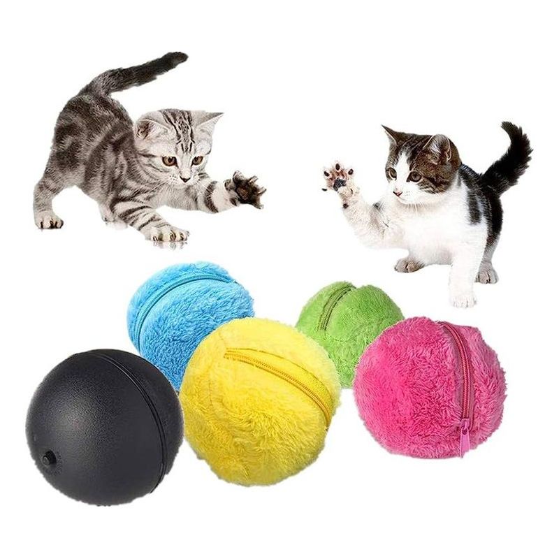 GENERICO - Pelota Interactiva para Gatos con Movimiento y Sonido