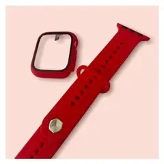 GENERICO - Correa de Silicona y Funda Acrílica para Reloj Inteligente