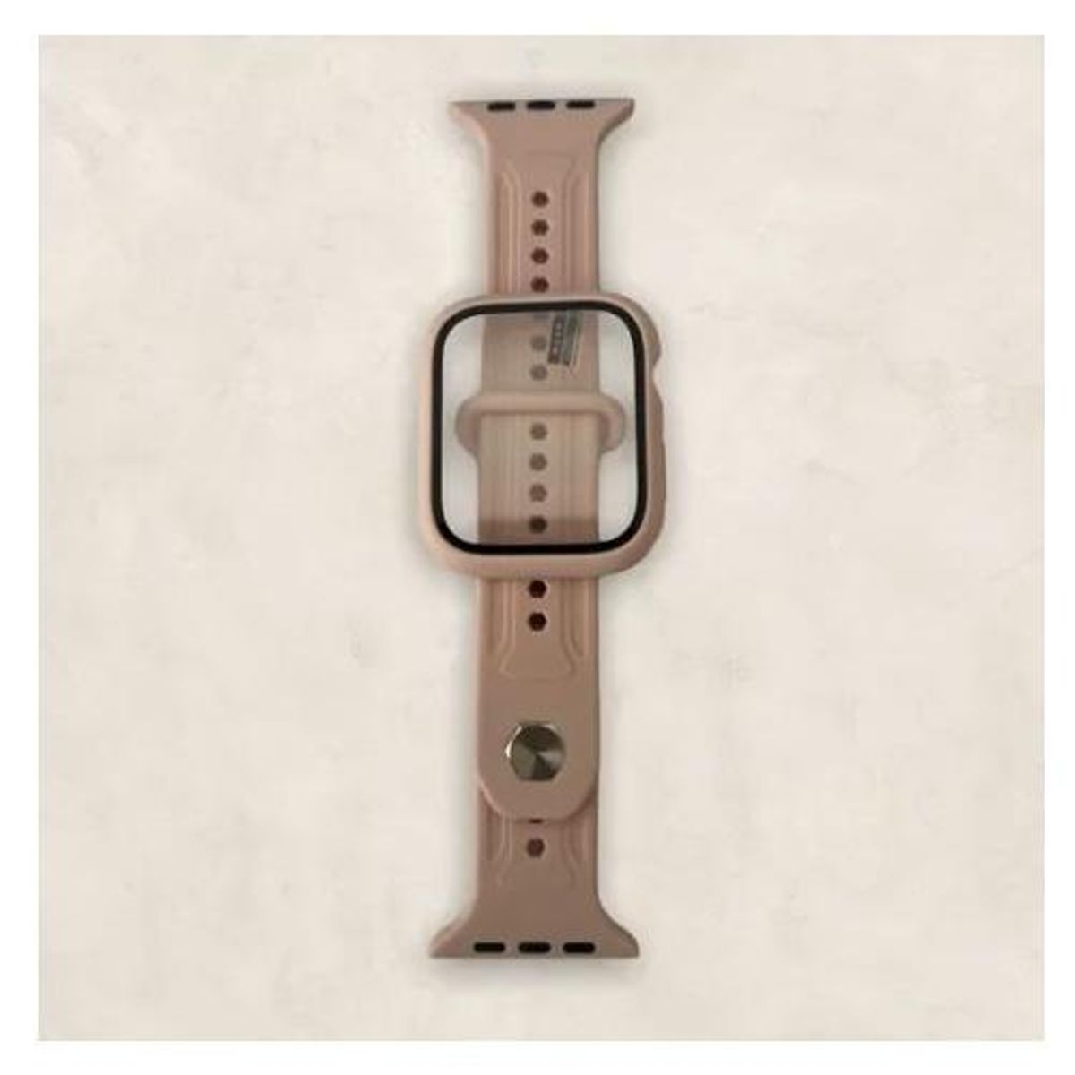 GENERICO - Correa de Silicona y Funda Acrílica para Reloj Inteligente