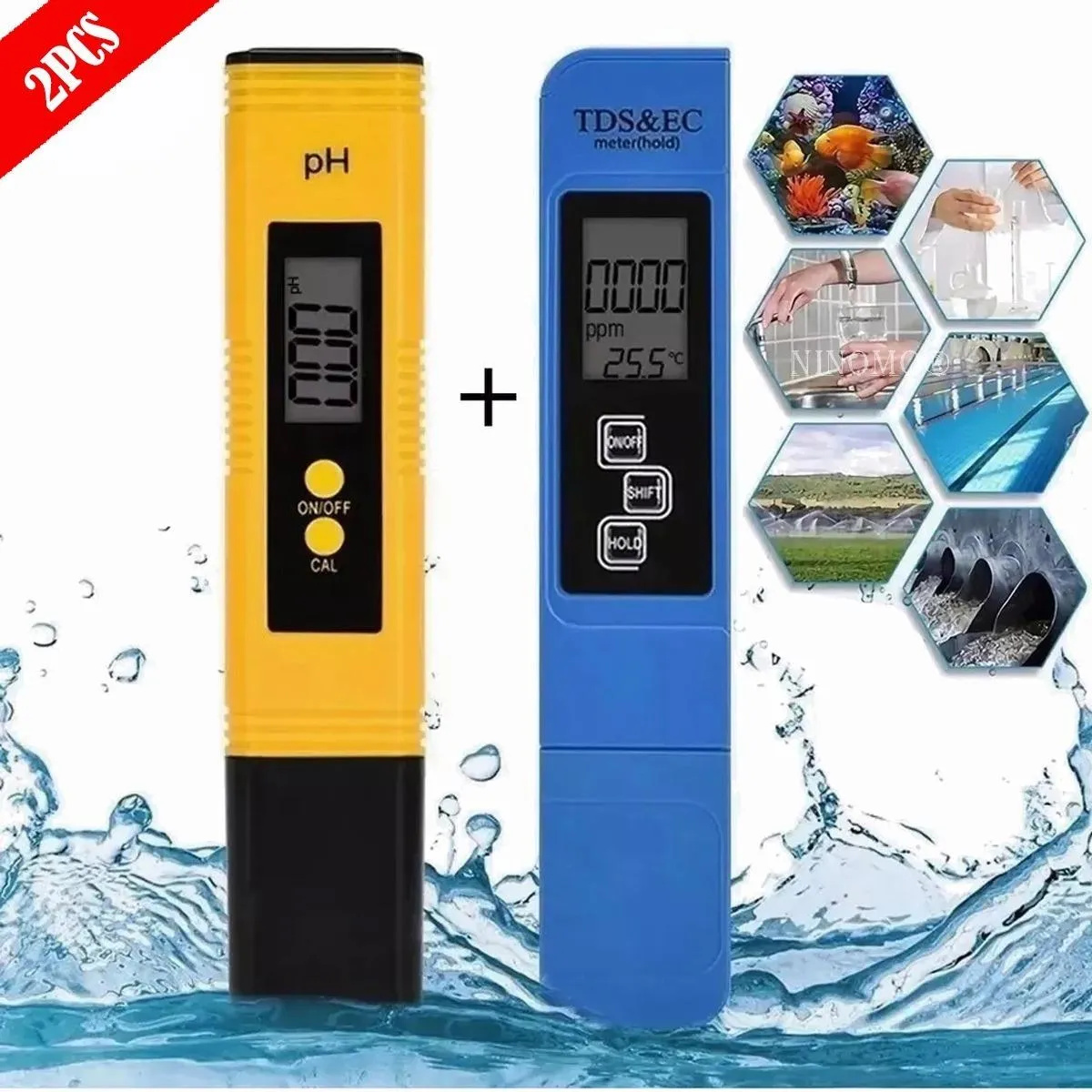 GENERICO - Lápiz de Prueba PH TDS y EC con Calibración Automática