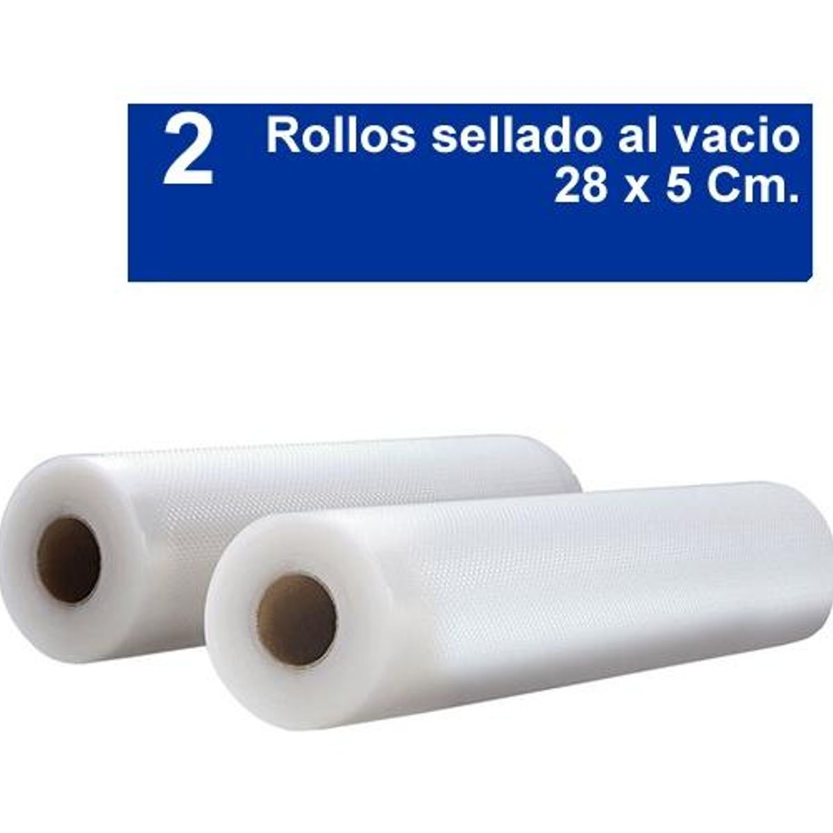 GENERICO - Rollos Gofrados para Selladora al Vacío 28x5cm BPA-Free