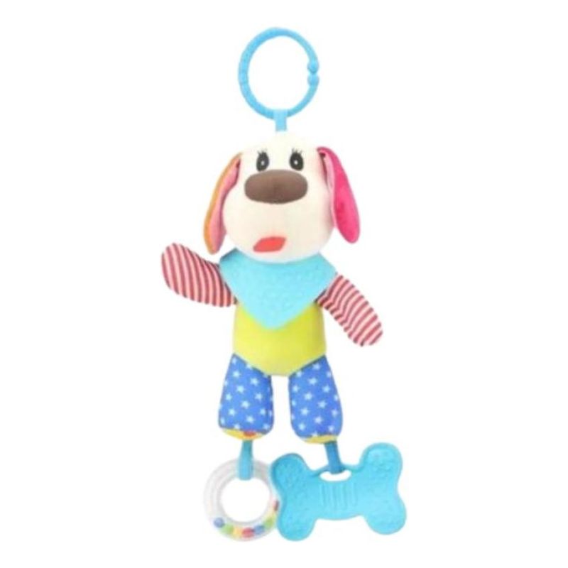 GENERICO - Peluche Colgante Sensorial con Texturas y Mordillo Bebé