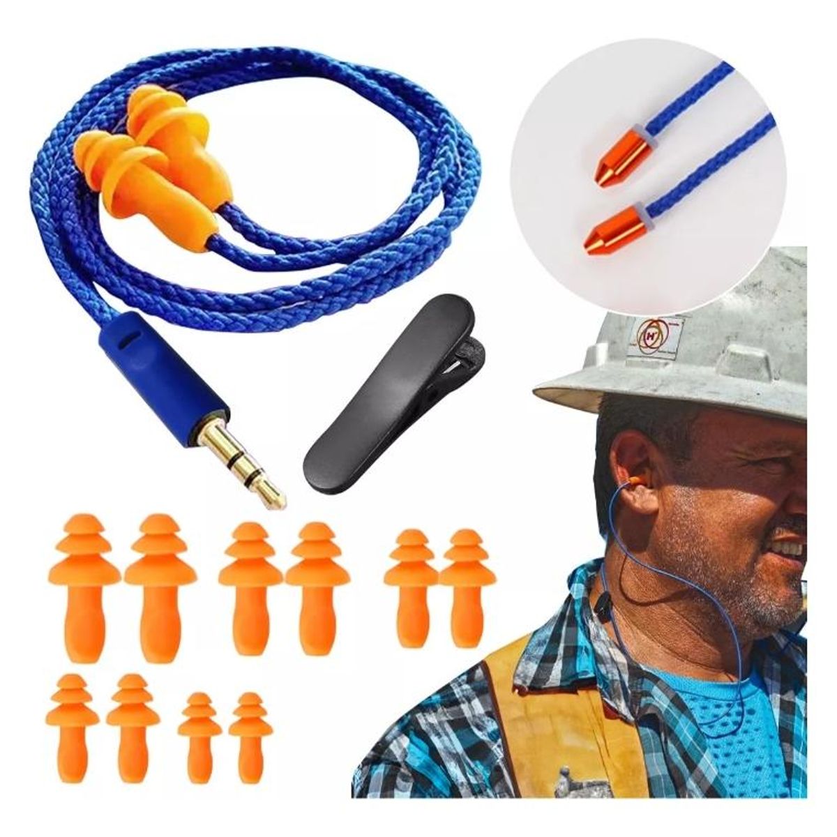 GENERICO - Auriculares Industriales In-ear con Aislamiento de Sonido