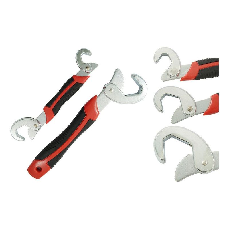 GENERICO - Juego de 2 Llaves Universales Ajustable 9-32mm Ergónomicas