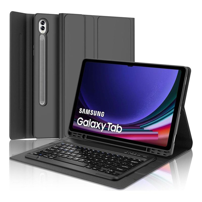 GENERICO - Funda Plegable con Teclado para Galaxy Tab S9 Ultra 146