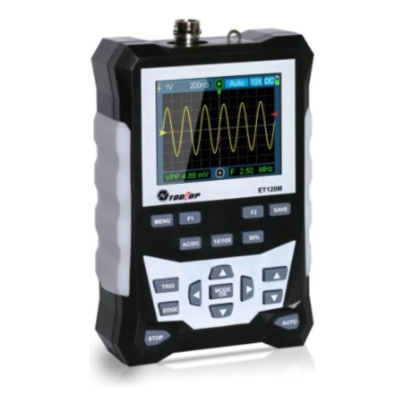 GENERICO - Osciloscopio Digital Compacto de 120 MHz con Sonda incluida