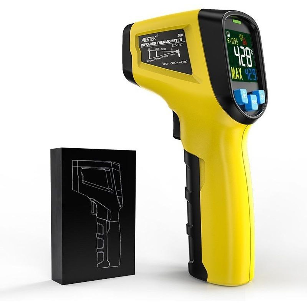 GENERICO - Termómetro Infrarrojo Digital con Lectura Rápida y Precisa