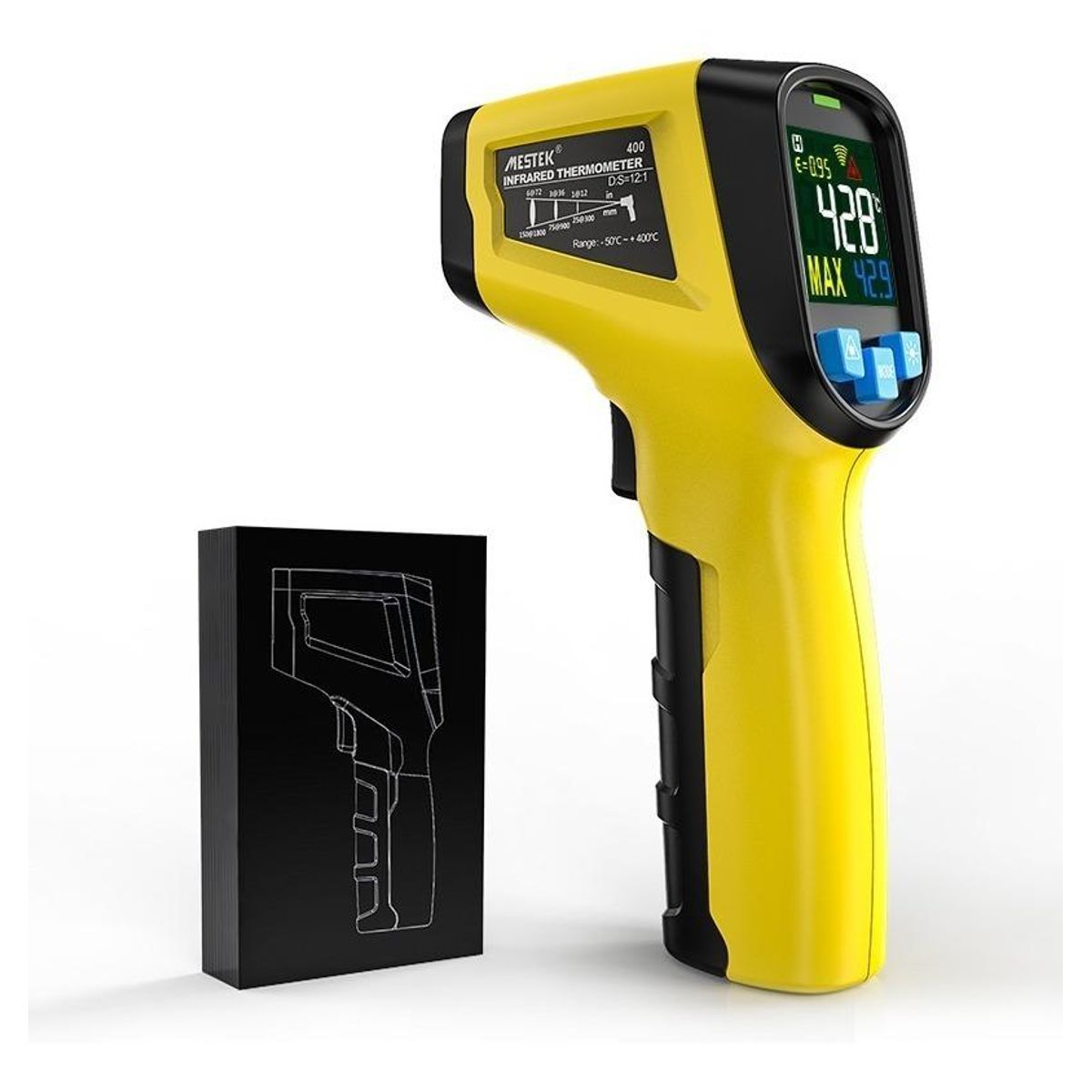 GENERICO - Termómetro Infrarrojo Digital con Lectura Rápida y Precisa