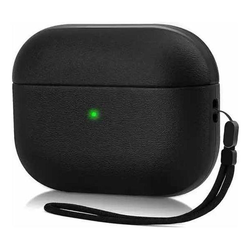 GENERICO - Funda de Cuero TPU con Correa para AirPods Pro 2 Elegante