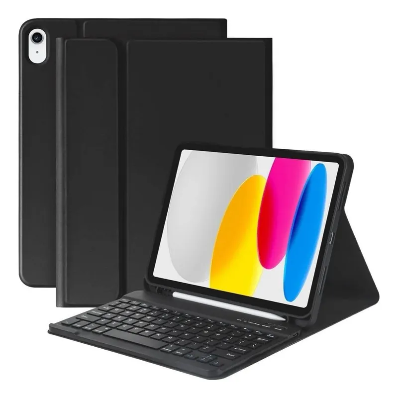 GENERICO - Funda Magnética con Teclado Español para iPad Air 45 109