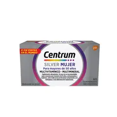 CENTRUM - Silver Mujer Multivitamínico 60 Comprimidos