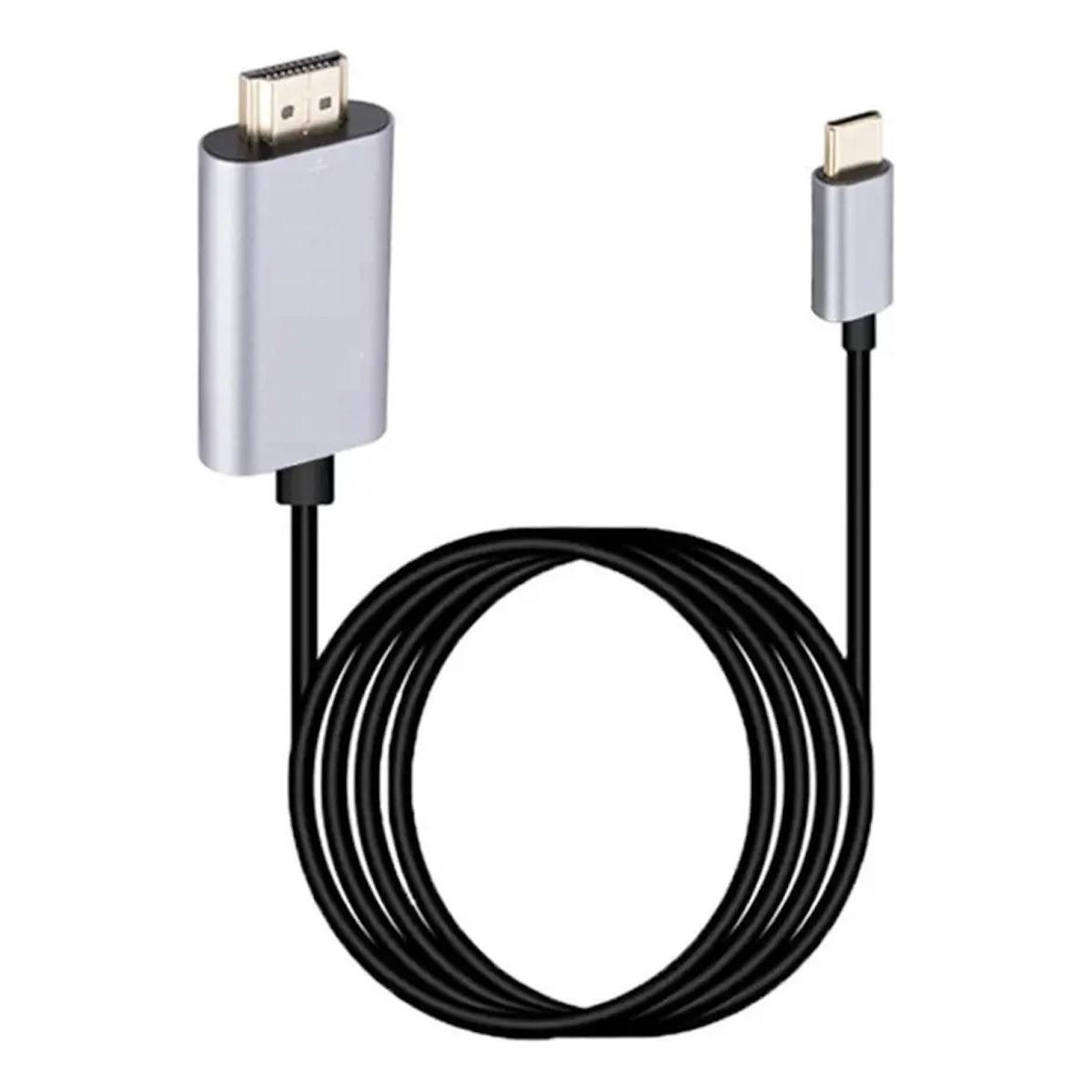 GENERICO - Cable HDMI Tipo C a HDMI Ultra 4K 60Hz 18 m Gris