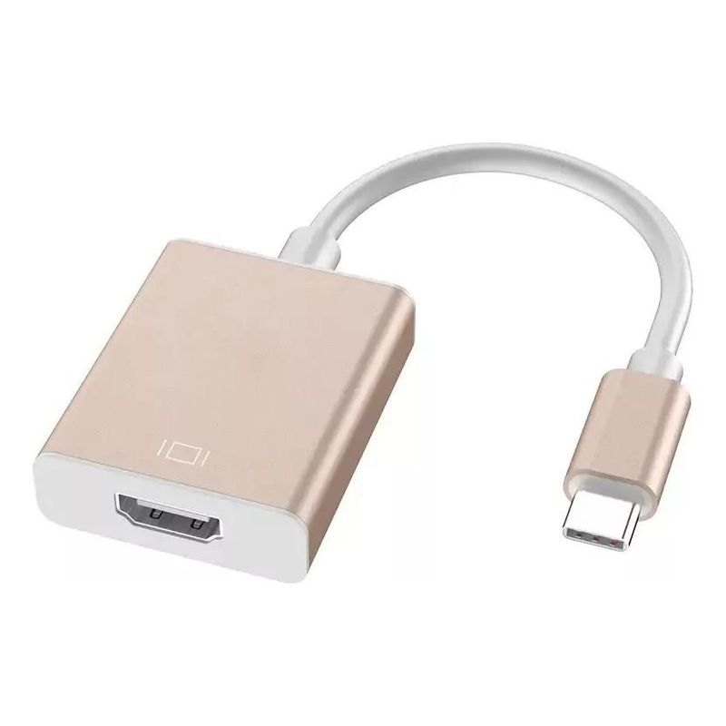 GENERICO - Adaptador USB-C a HDMI 4K compacto y de aluminio