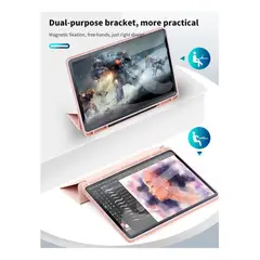 GENERICO - Funda Rosa Con Soporte y Ranura Para Tab S8 Ultra 146