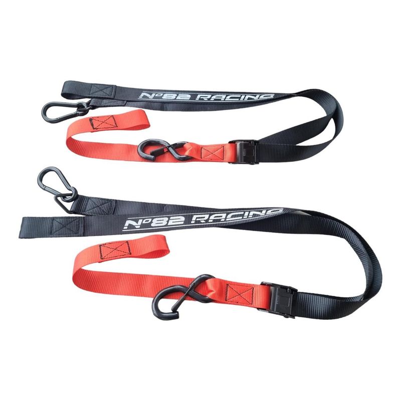 GENERICO - Eslingas Ajustables para Moto con Ganchos de Seguridad 18m