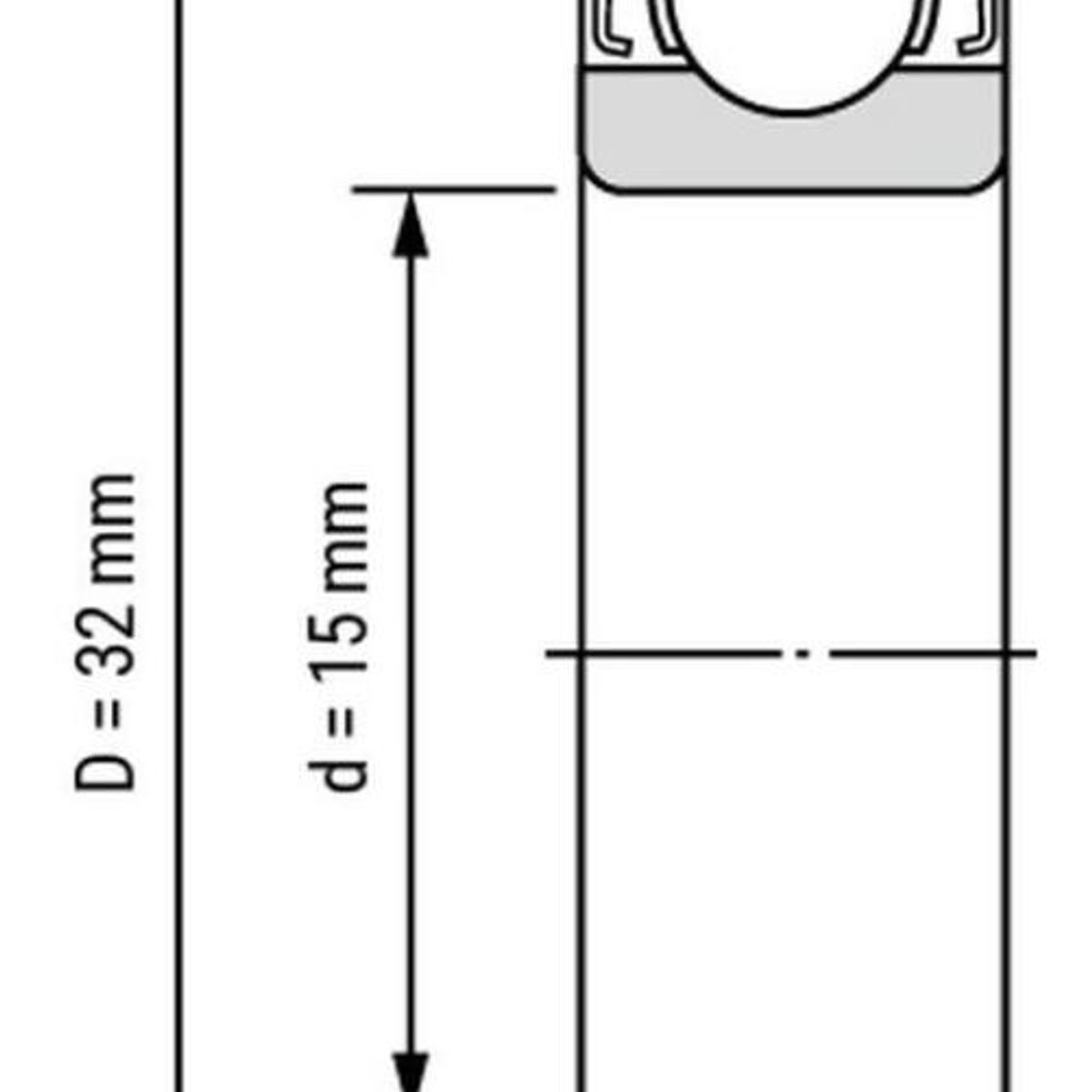 GENERICO - Rodamientos de Bolas 15x32mm Pack 4 Alta Durabilidad