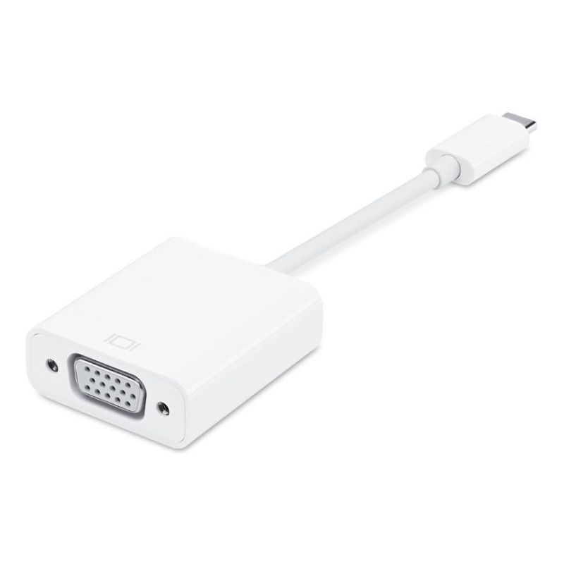 GENERICO - Adaptador USB Tipo C a VGA para Conexión de Pantallas