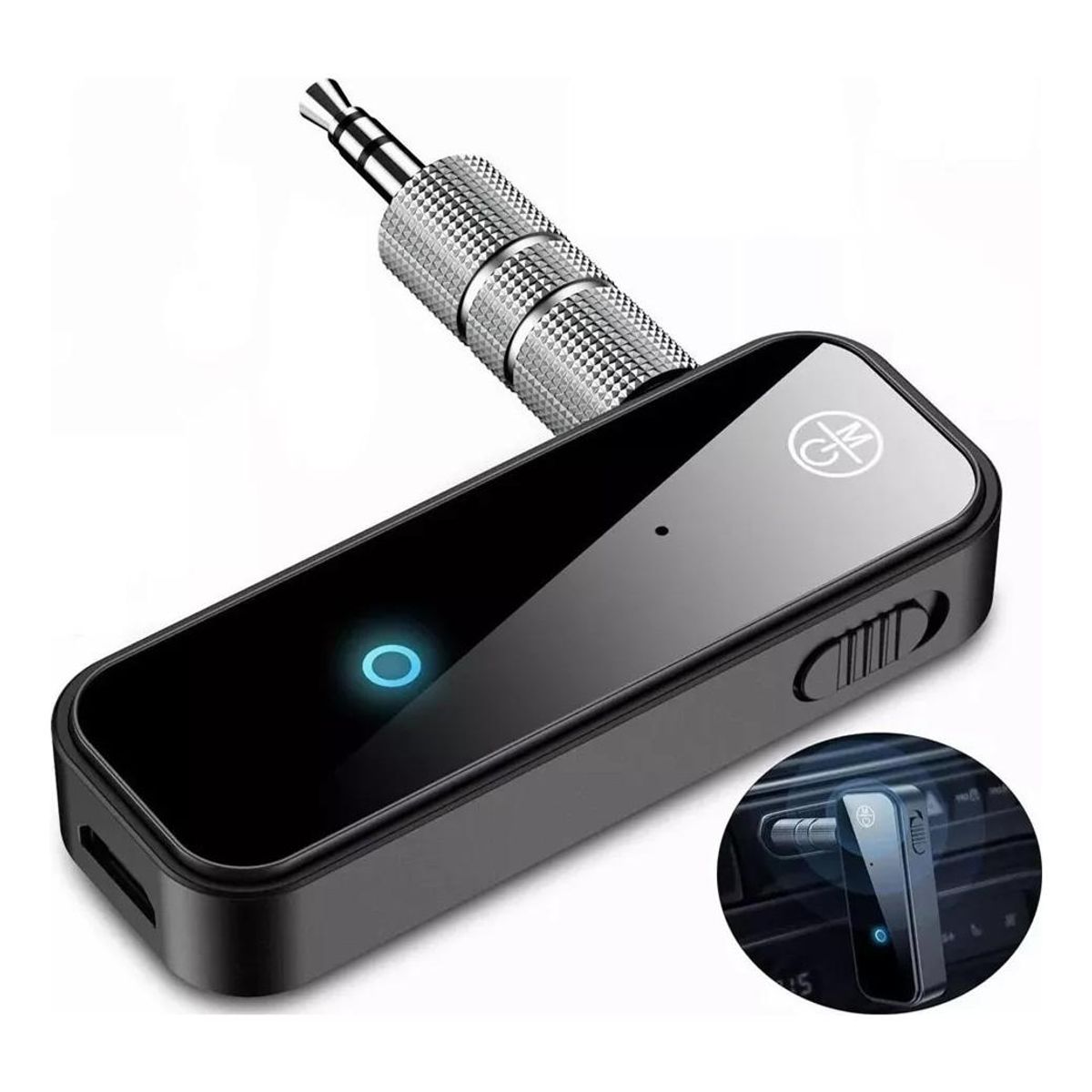 GENERICO - Adaptador Bluetooth para Auto con Manos Libres y USB