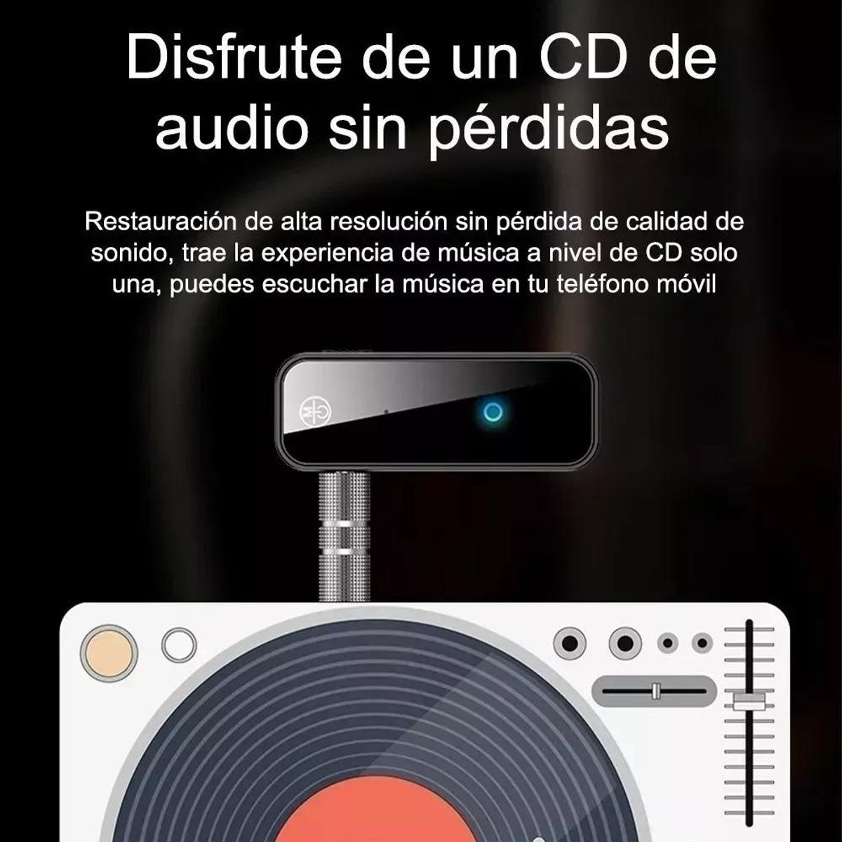 GENERICO - Adaptador Bluetooth para Auto con Manos Libres y USB