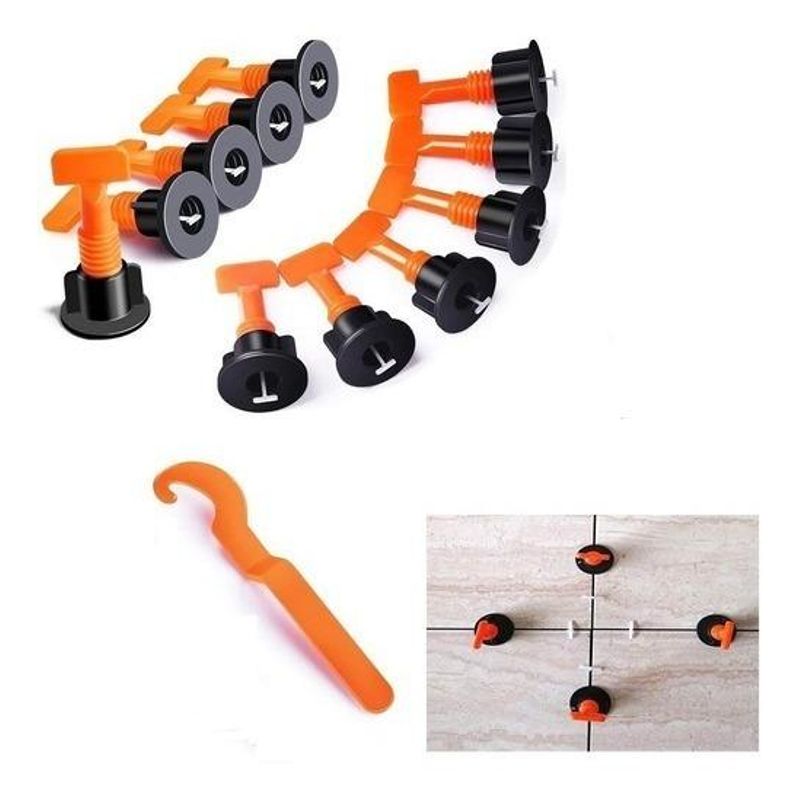 GENERICO - Kit Reutilizable de Niveladores para Cerámica - 100 Piezas