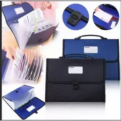 GENERICO - Carpeta Organizador A4 con 13 Compartimentos Color Surtido