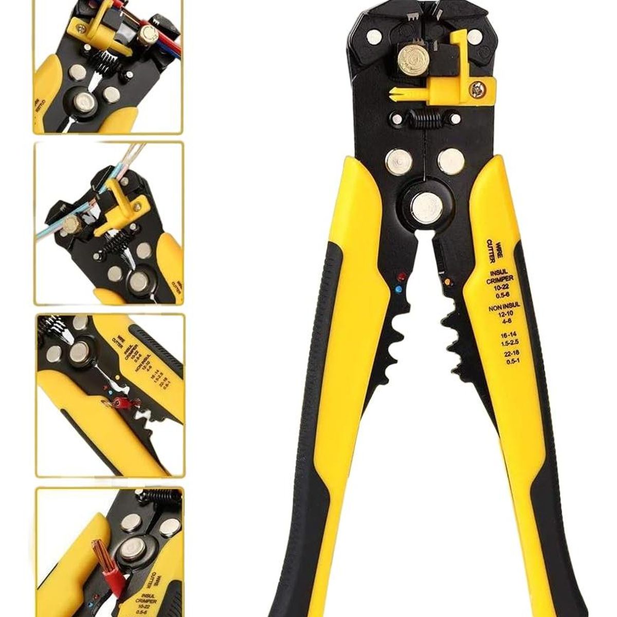 GENERICO - Alicate Pelacables Automático 5 en 1 Multifuncional Ajustable