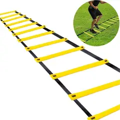 GENERICO - Escalera Pliométrica Ajustable para Agilidad y Coordinación