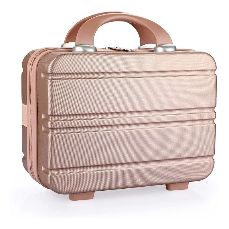 GENERICO - Maleta de Maquillaje de Viaje con Espejo y Diseño Elegante
