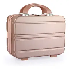 GENERICO - Maleta de Maquillaje de Viaje con Espejo y Diseño Elegante