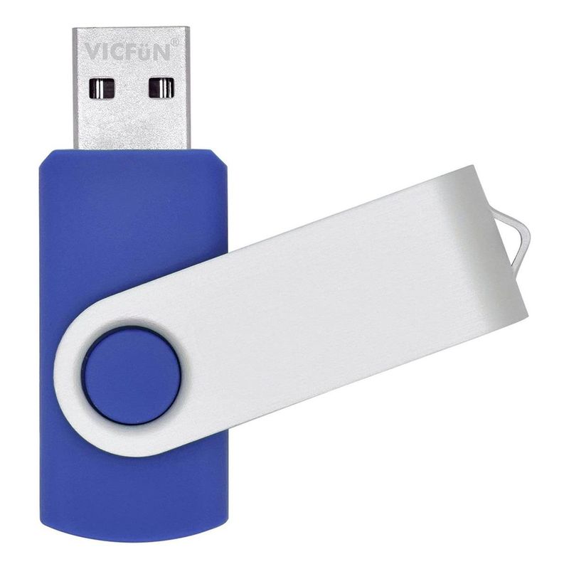 GENERICO - Pendrives USB Azul 4GB 10-pack para archivos esenciales