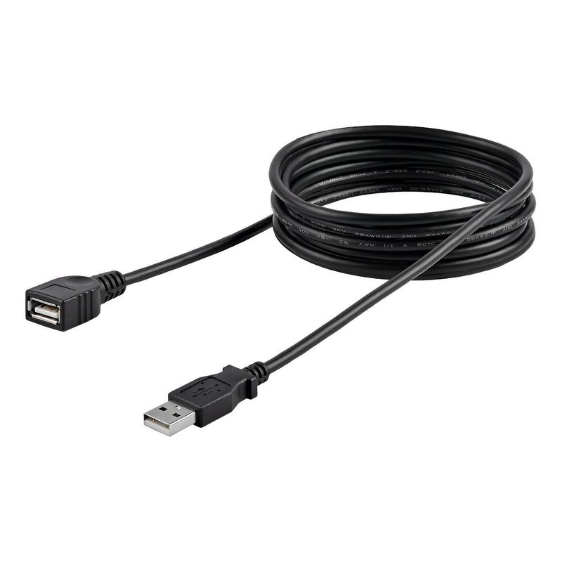 GENERICO - Cable USB 30 Extensión 3m Negro Macho a Hembra 5Gbps