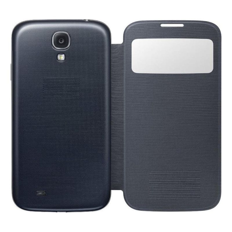 GENERICO - Funda tipo Flip Cover con ventana para Samsung S4 i9500