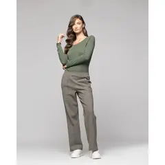LINEATRE - Polera Mujer Donata Verde