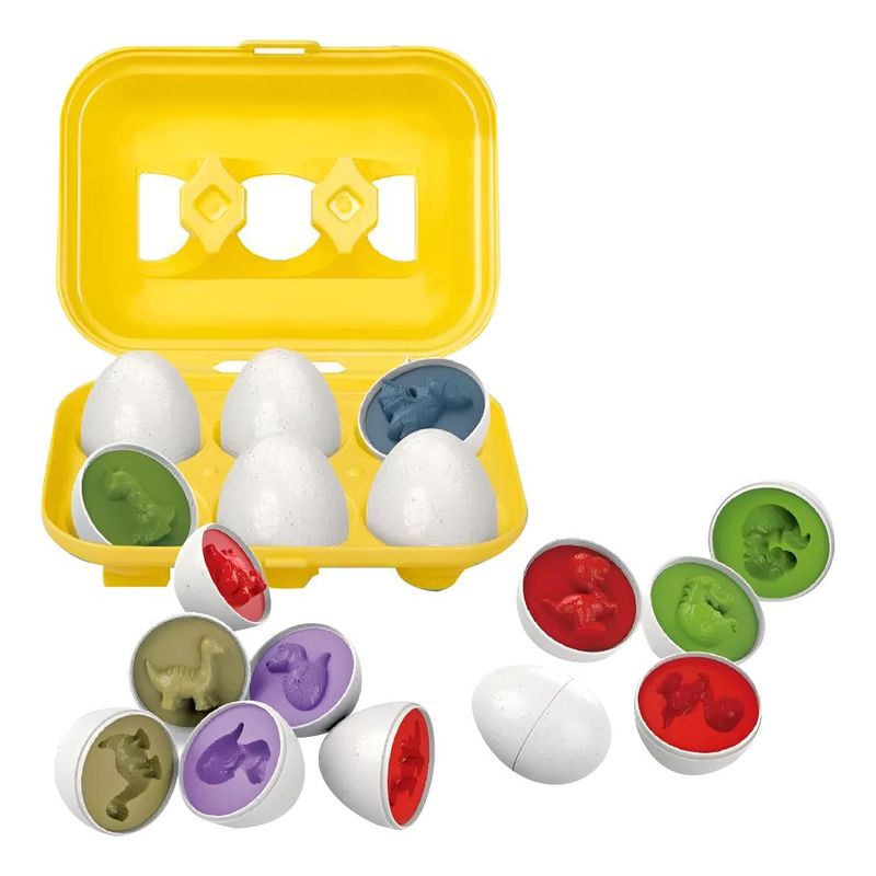 GENERICO - Huevos Didácticos de Dinosaurios para Desarrollo Infantil