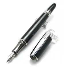 GENERICO - Pluma Estilográfica Clásica con Funda de Terciopelo