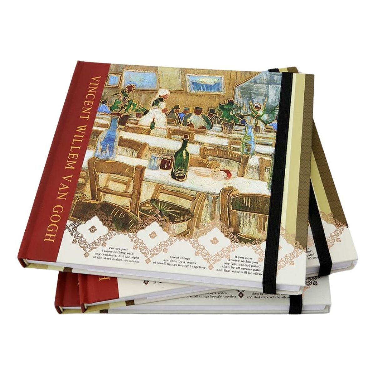 GENERICO - Croquera Dura Van Gogh 50 Hojas 160g para Artistas