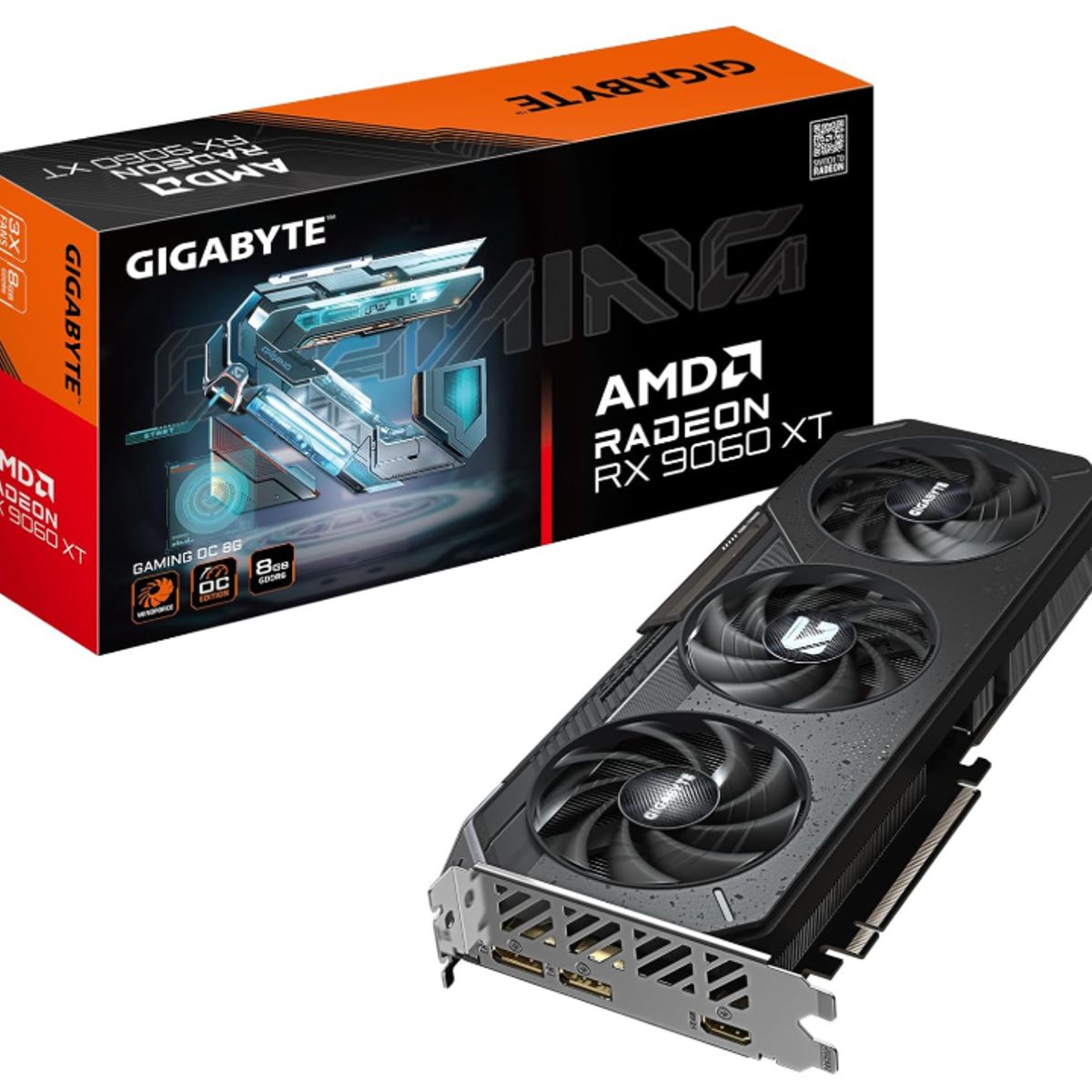 GIGABYTE - Tarjeta de Video - Gigabyte Radeon RX 9060 XT GAMING OC 8G