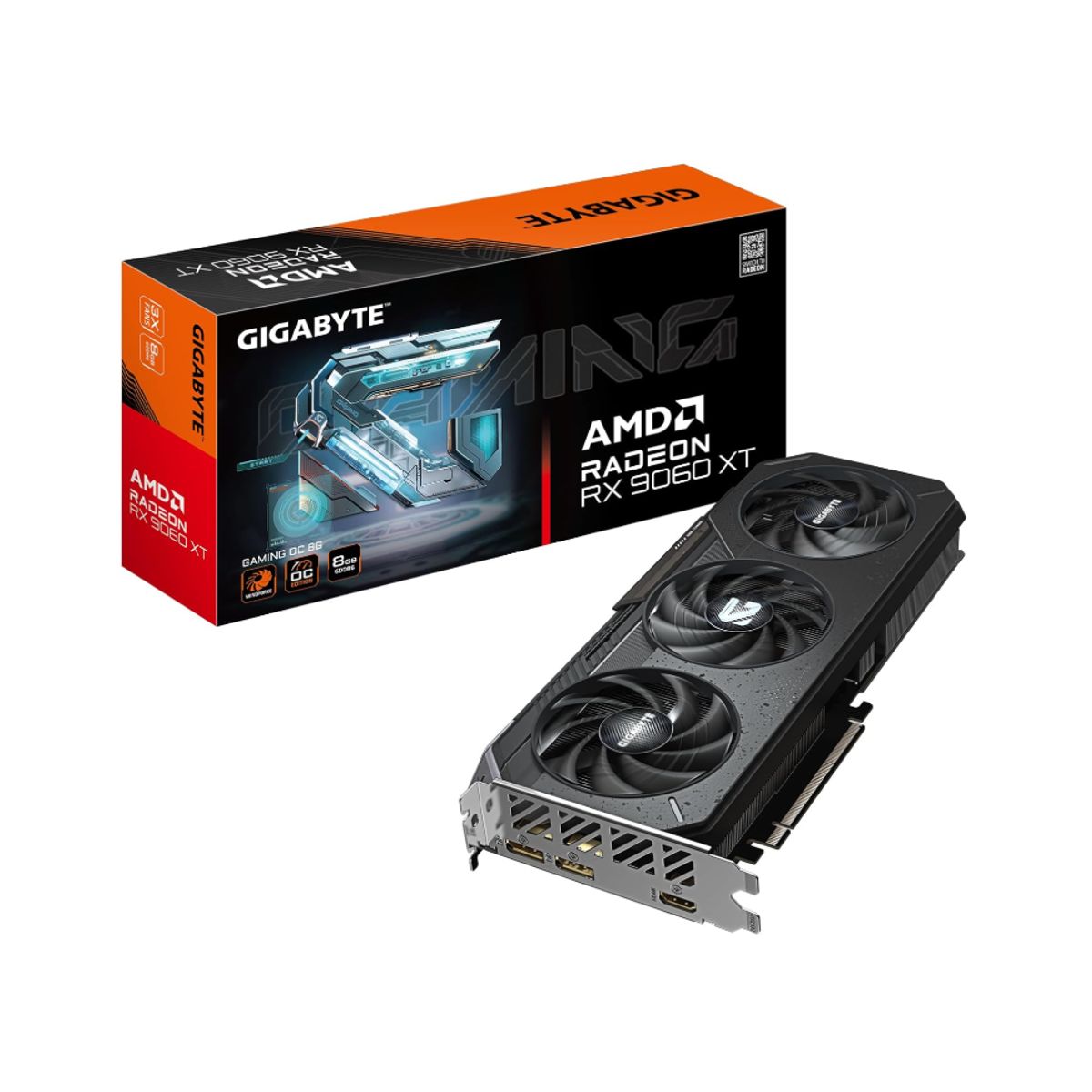 GIGABYTE - Tarjeta de Video - Gigabyte Radeon RX 9060 XT GAMING OC 8G