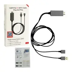 GENERICO - Cable USB a HDMI para Smartphone y PC 1 metro 4K 30Hz