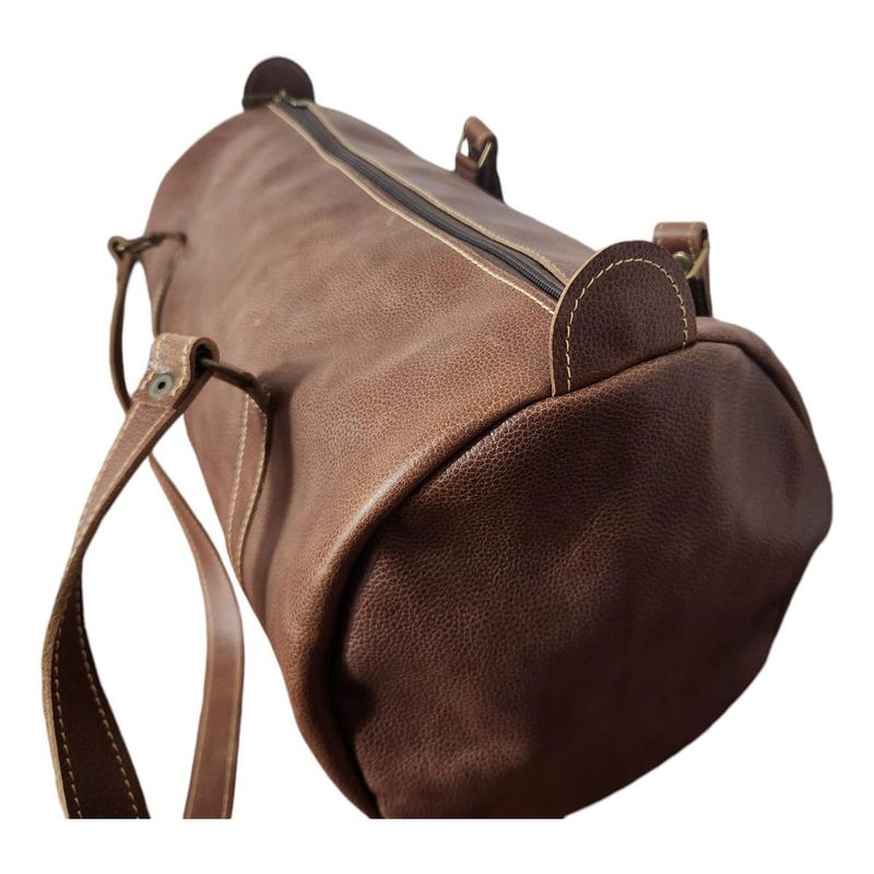 GENERICO - Bolso Deportivo de Cuero Elegante y Amplio para Gimnasio