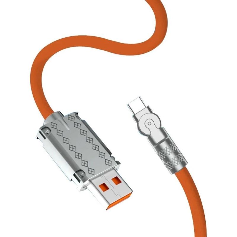 GENERICO - Cable Giratorio 180° para Carga Rápida y Juegos Android