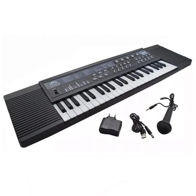 GENERICO - Piano Teclado Eléctrico Digital 44 Teclas Hl-5422 Bluetooth