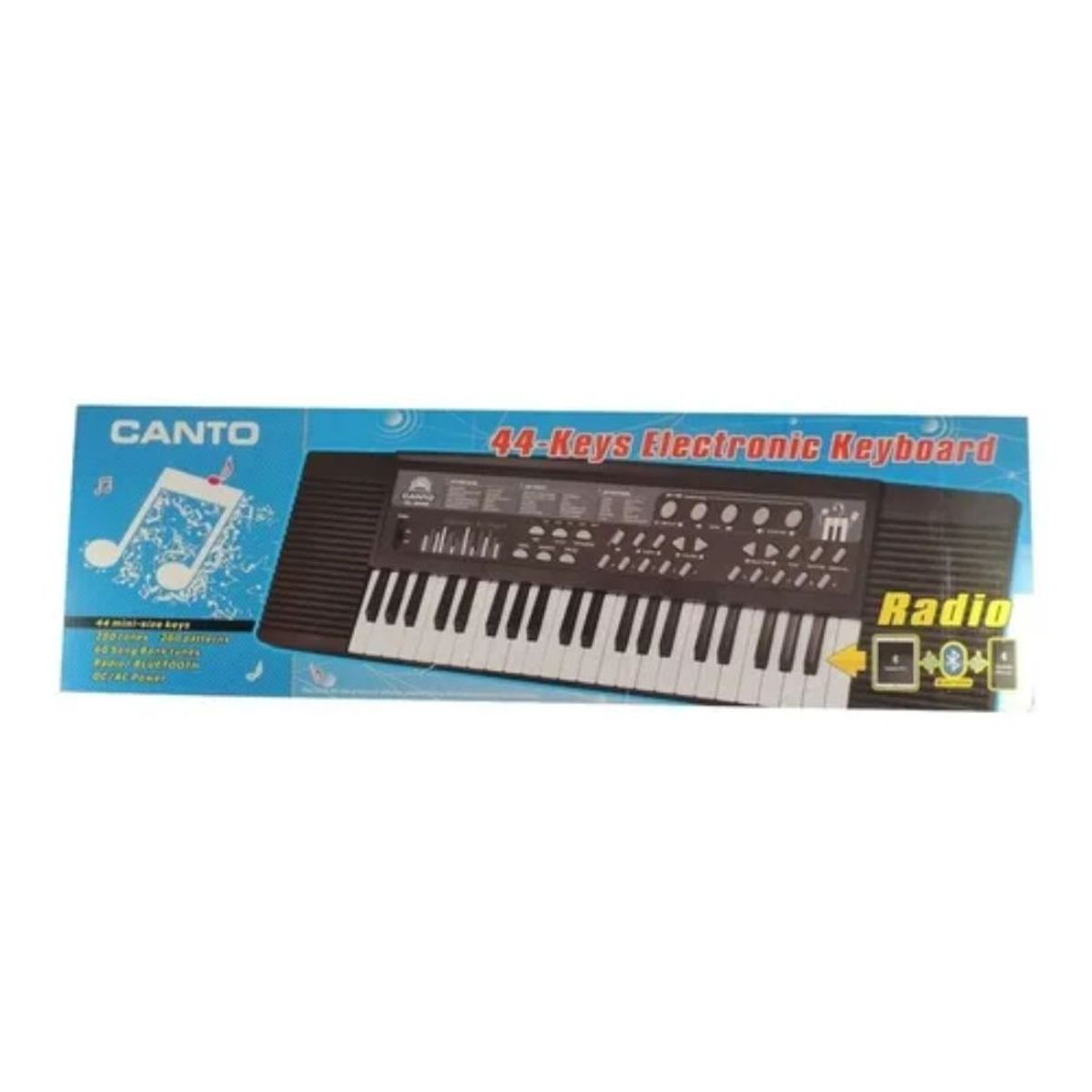 GENERICO - Piano Teclado Eléctrico Digital 44 Teclas Hl-5422 Bluetooth