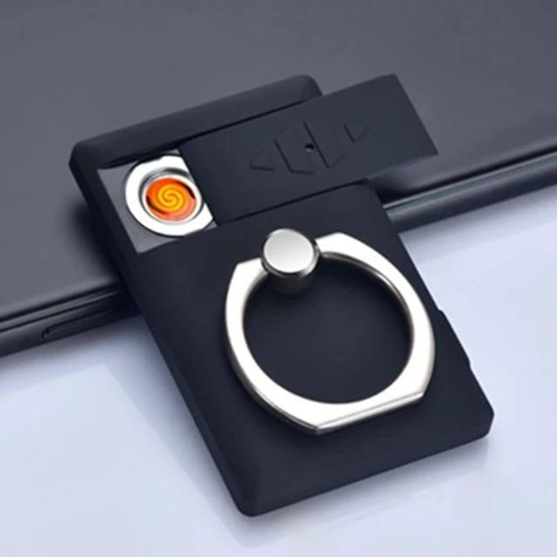 GENERICO - Encendedor Electrónico Multifuncional con Soporte y Carga USB