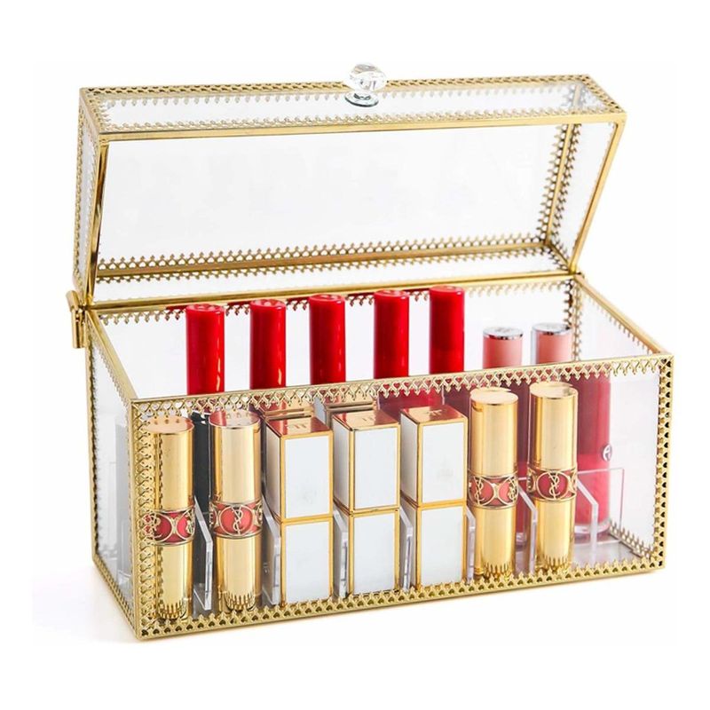 GENERICO - Organizador Giratorio 360 de Maquillaje y Pintalabios