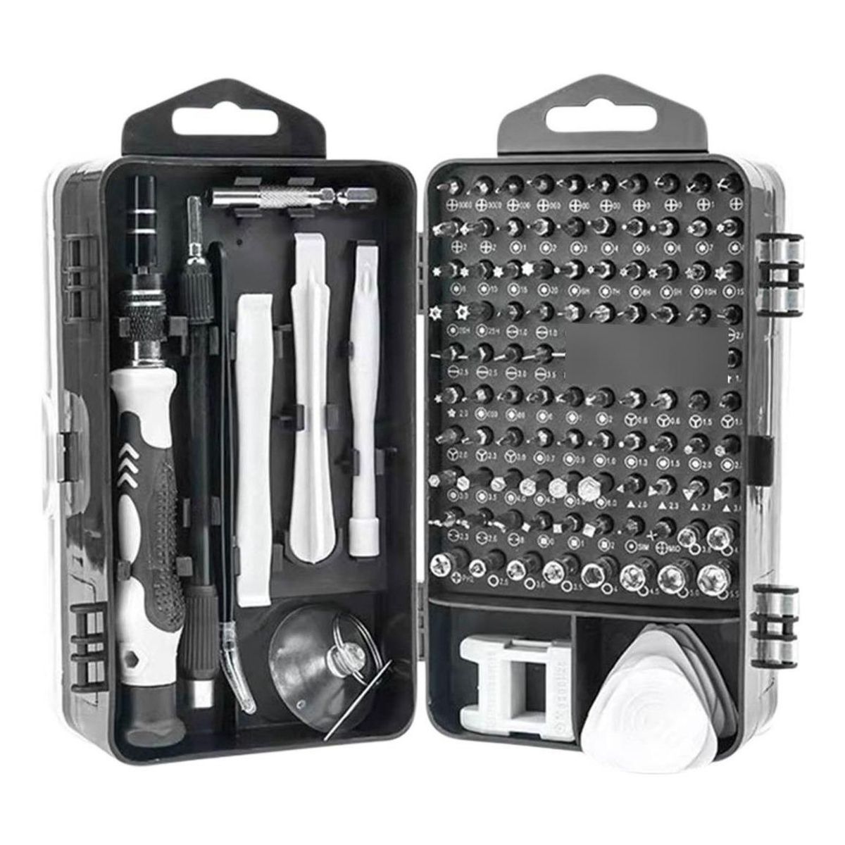 GENERICO - Kit Multifuncional de Destornilladores 115 Piezas Profesional