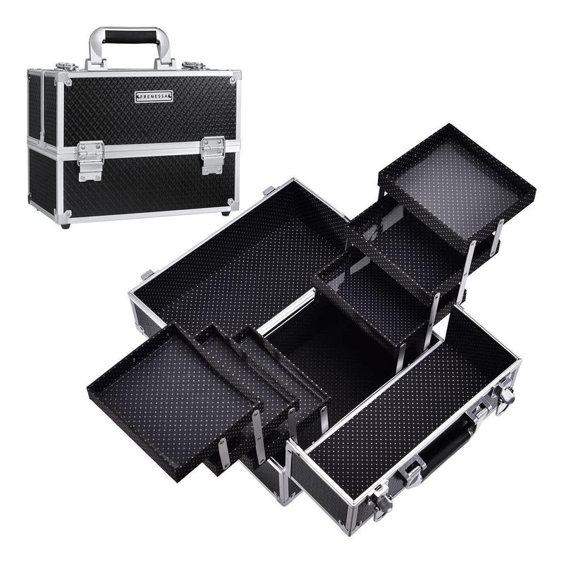 GENERICO - Estuche Organizador de Maquillaje Profesional y Viajes